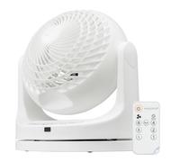 Iris Ohyama Woozoo, 23m², Ventilatore da Tavolo, Ufficio Fan, Nero, Telecomando, Silenzioso, Oscillazione, Per Camera, Soggiorno, Cucina, Circolatore d'Aria, Raffreddamento, Potente, PCF-MKC18