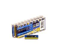 IRIS OHYAMA Woozoo Batterie Alcaline Aaa (Confezione da 20), 1,5 V, 1250 Mah, Potenza a Lunga Durata, Durata di Vita di 10 Anni, per Piccoli Elettrodomestici Batteria a Secco Lr03 Blu
