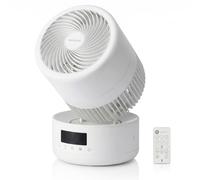 Iris Ohyama Woozoo, Ventilatore da tavolo, 58,2 ㎡, bianco, 8 velocità, telecomando, silenzioso, oscillazione multidirezionale, per camera, soggiorno, circolatore d'aria, piccolo, potente, PCF-CD15TECA