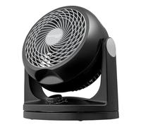 Iris Ohyama Woozoo, Ventilatore da tavolo silenzioso, potente e portatile, 23m², Portata 12 m, Oscillazione, inclinazione verticale, La camera - Woozoo PCF-HD18 - Nero