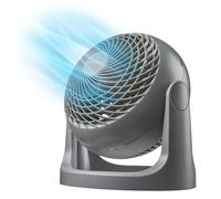 Iris Ohyama Woozoo, Ventilatore da Tavolo, Ventilatore da Scrivania, Silenzioso, Portatile, Per Camera Da Letto, Soggiorno, Raffreddamento, Potente, Prodotto in Europa, Grignio