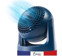 Iris Ohyama Woozoo, Ventilatore da Tavolo, Ventilatore da Scrivania, Silenzioso, Portatile, Per Camera Da Letto, Soggiorno, Raffreddamento, Potente, Prodotto in Europa, Blu