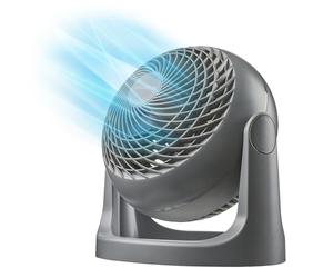 Iris Ohyama Woozoo, Ventilatore da Tavolo, Ventilatore da Scrivania, Silenzioso, Portatile, Per Camera Da Letto, Soggiorno, Raffreddamento, Potente, Prodotto in Europa, Grignio