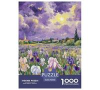 Iris Puzzles Intrattenimento Creativo 1000 Pezzi Fiore Puzzle Di Autotone Decora La Casa Giochi-rompicapo Per Adulti E Bambini Da 12 Anni 70x50cm/1000pcs