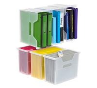 IRIS - Scrivania portatile, maniglie laterali, cartelle sospese, linguette e inserti, formato lettera, M