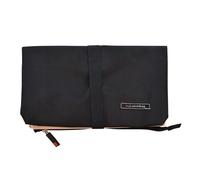 Iris Snack Bag Soft - Borsa per alimenti con chiusura a cerniera. Nero e crema