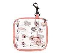 Iris Snack Rico - Contenitore per panini per bambini con isolamento termico e moschettone. Rosa