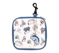 Iris Snack Rico - Contenitore termico per panini per bambini con moschettone. Blu