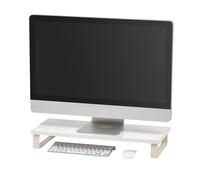 IRIS USA CMS-1 Ergonomic Desktop Riser 1-Tier White