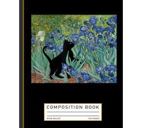 Irises Van Gogh Post Impressionism Art Cat Composition Book