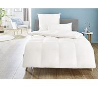 Irisette Nora Caldo Invernale Cotone 100% Piumino con Borsa portaoggetti, 135 x 200 cm, Bianco