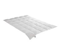 Irisette Nora Medium Mono, per Tutte Le Stagioni, Cotone, 100% Piumino, con Custodia, 155 x 220 cm, Bianco