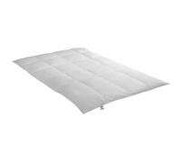 Irisette Nora - Piumino Invernale Caldo, 100% Cotone, con Contenitore, 155 x 220 cm, Bianco