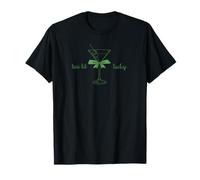 Irish Baby A Tini Bit Irish Lucky Girl San Patrizio Martini Maglietta