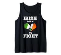Irish Born To Fight St Patricks Day Guantoni da Boxe Shamrock Canotta