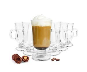 Irish Caffè Occhiali Con Henkel Bicchieri Caffè Latte Macchiato Vetro