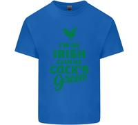 Irish Even My Cocks Green St Patricks Day Uomo Cotone T-Shirt Tee Top
