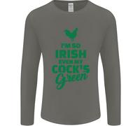 Irish Even My Cocks Green St Patricks Day Uomo Long Sleeve T-Shirt