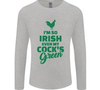 Irish Even My Cocks Green St Patricks Day Uomo Long Sleeve T-Shirt
