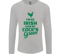 Irish Even My Cocks Green St Patricks Day Uomo Long Sleeve T-Shirt