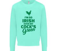 Irish Even My Cocks Green St Patricks Day Uomo Sweatshirt Jumper