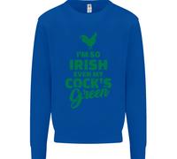 Irish Even My Cocks Green St Patricks Day Uomo Sweatshirt Jumper