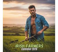 Irish Farmers Calendar 2026: Rural Fields & Farm Life Views with Monthly Date Grids | 8.5 × 8.5 in