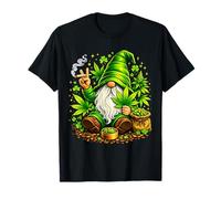 Irish GNOME Shamrock Clover St Patrick’s Day Lucky Charm Maglietta