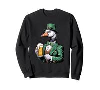 Irish Goose St Patricks Day Trifoglio Divertimento Felpa