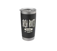 Irish Heritage Irish Roots by Marriage MacSwine Cognome Bicchiere termico in acciaio inox doppia parete