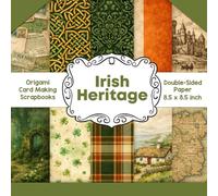 Irish Heritage Scrapbook Paper: Decorative double sided craft paper Celtic Designs for scrapbooking, card making, junk journal
