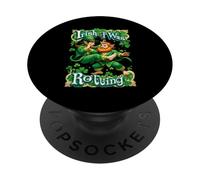 Irish I Was Rolling Jiu Jitsu BJJ Shamrock San Patrizio PopSockets PopGrip Adesivo
