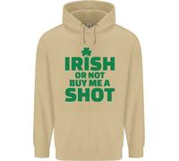 Irish Or Not Buy Me A Shot St Patricks Day Uomo Felpa
