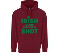 Irish Or Not Buy Me A Shot St Patricks Day Uomo Felpa