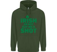 Irish Or Not Buy Me A Shot St Patricks Day Uomo Felpa
