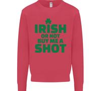 Irish Or Not Buy Me A Shot St Patricks Day Uomo Sweatshirt Jumper