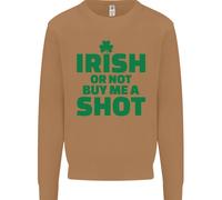 Irish Or Not Buy Me A Shot St Patricks Day Uomo Sweatshirt Jumper