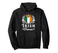 Irish Princess Ireland Flag Proud Irish Girl Felpa con Cappuccio