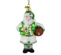 Irish Santa-Noble Gems Palla Di Vetro Con Ornamento Di Birra