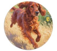 Irish Setter 1000 Teile Puzzle Für Erwachsene Herausforderung Stressabbau-Puzzle Gedächtnis Trainieren Für Die Ganze Familie, Geschenke Für Frauen & Männer 1000pcs (67.5x67.5cm)