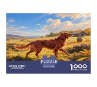 Irish Setter1000 Piece Jigsaw Puzzles for Adults And Kids Educational Games Pet DogChallenging Home Decors Great Gift Idea70x50cm/1000pcs