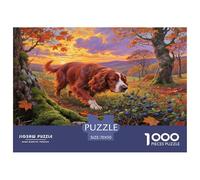 Irish Setter1000 Pieces Jigsaw Puzzle for Adults And Kids Educational Games Pet DogChallenging Home Decors Great Gift Idea70x50cm/1000pcs