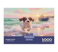 Irish Setter1000 Pieces Jigsaw Puzzles for Adults Educational Games Pet DogChallenging for Home Decoration Great Gift Idea70x50cm/1000pcs