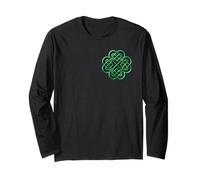 Irish Shamrock | Nodo Celtico | San Patrizio Maglia a Manica