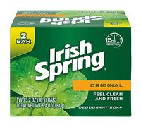 Irish Spring Original Deodorant bar Soap, 90,7 gram bars, 2 EA