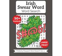 Irish Swearing Word Search: Large Print for Adults & Seniors