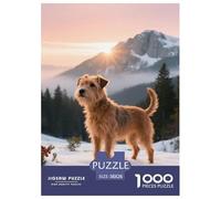Irish Terrier, Gioco Di Puzzle Da 1000 Pezzi, Attività Conviviale Per La Famiglia, Regalo O Souvenir, Adatto Dai 10 Anni, Pet Dog, 38x26cm/1000pcs