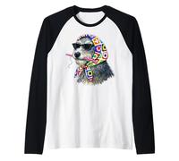 Irish Wolfhound Dog Granny Square Crochet Yarn Crochet Yarn Crochet Maglia con Maniche Raglan