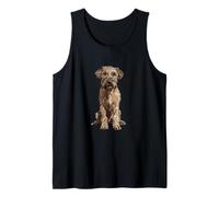 Irish Wolfhound Dog Illustrazione Canotta