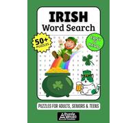Irish Word Search Puzzle Book: 50+ Fun & Easy-to-Read Puzzles Exploring Celtic Culture, Landmarks & Traditions, Gift for Ireland Fans & Heritage Seekers, Adults, Seniors & Teens